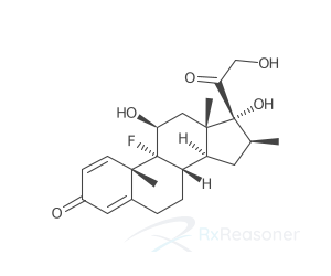 Graphic representation of the active ingredient's molecular structure