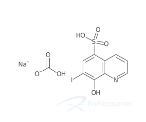 Graphic representation of the active ingredient's molecular structure