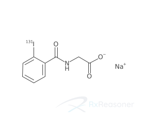 Graphic representation of the active ingredient's molecular structure