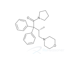 Graphic representation of the active ingredient's molecular structure