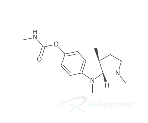 Graphic representation of the active ingredient's molecular structure