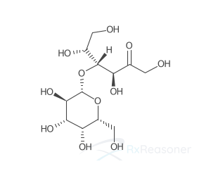 Graphic representation of the active ingredient's molecular structure