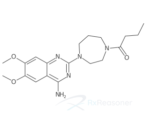 Graphic representation of the active ingredient's molecular structure