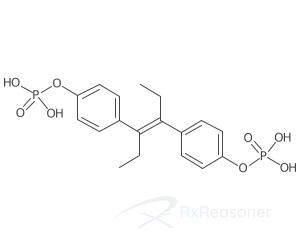 Graphic representation of the active ingredient's molecular structure