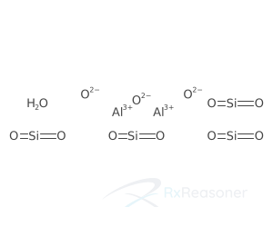 Graphic representation of the active ingredient's molecular structure