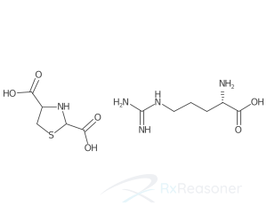 Graphic representation of the active ingredient's molecular structure