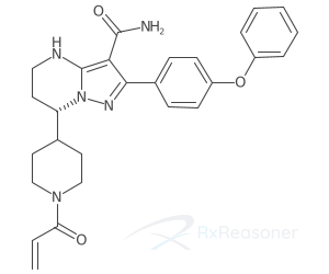 Graphic representation of the active ingredient's molecular structure