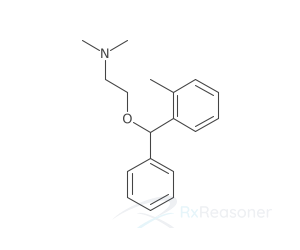 Graphic representation of the active ingredient's molecular structure