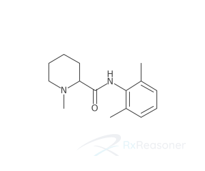 Graphic representation of the active ingredient's molecular structure