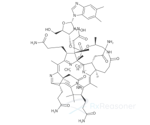 Graphic representation of the active ingredient's molecular structure