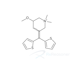 Graphic representation of the active ingredient's molecular structure