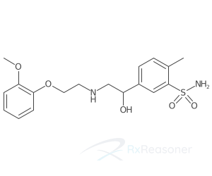 Graphic representation of the active ingredient's molecular structure