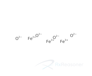 Graphic representation of the active ingredient's molecular structure