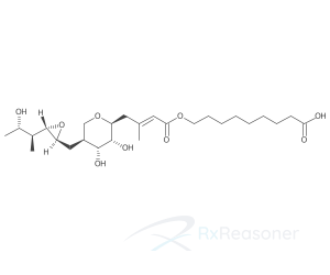 Graphic representation of the active ingredient's molecular structure