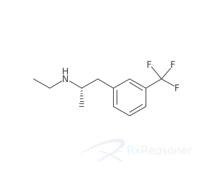 Graphic representation of the active ingredient's molecular structure