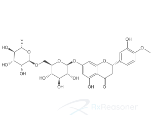 Graphic representation of the active ingredient's molecular structure