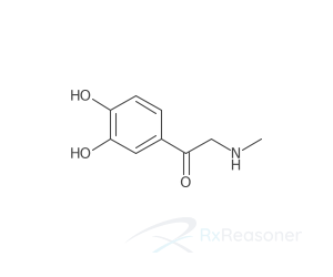 Graphic representation of the active ingredient's molecular structure