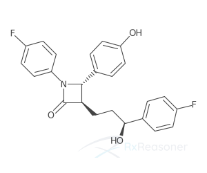 Graphic representation of the active ingredient's molecular structure