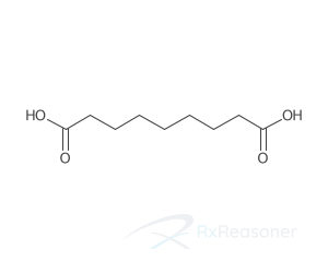 Graphic representation of the active ingredient's molecular structure