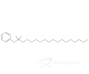 Graphic representation of the active ingredient's molecular structure