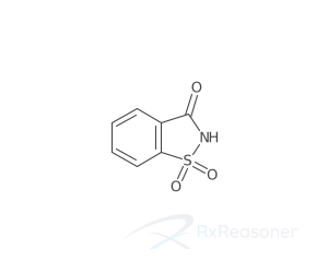 Graphic representation of the active ingredient's molecular structure