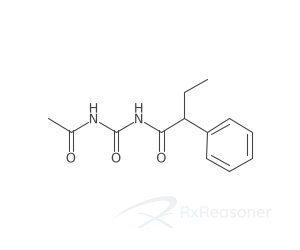 Graphic representation of the active ingredient's molecular structure