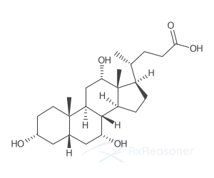 Graphic representation of the active ingredient's molecular structure