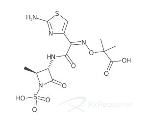 Graphic representation of the active ingredient's molecular structure