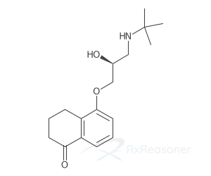 Graphic representation of the active ingredient's molecular structure