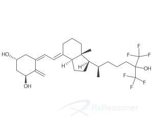 Graphic representation of the active ingredient's molecular structure