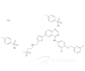 Graphic representation of the active ingredient's molecular structure