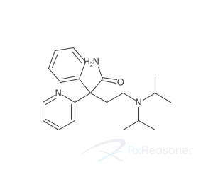 Graphic representation of the active ingredient's molecular structure