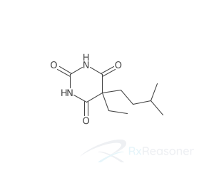 Graphic representation of the active ingredient's molecular structure