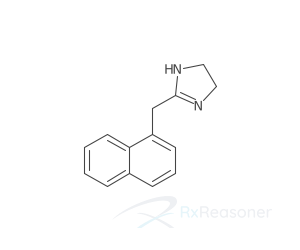 Graphic representation of the active ingredient's molecular structure