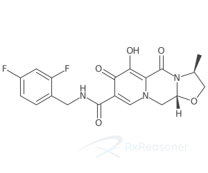 Graphic representation of the active ingredient's molecular structure