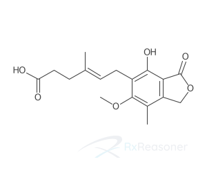 Graphic representation of the active ingredient's molecular structure