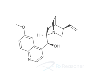 Graphic representation of the active ingredient's molecular structure