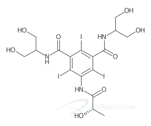 Graphic representation of the active ingredient's molecular structure