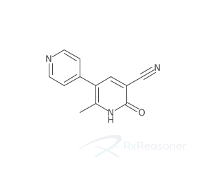 Graphic representation of the active ingredient's molecular structure