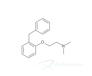 Graphic representation of the active ingredient's molecular structure