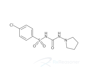 Graphic representation of the active ingredient's molecular structure