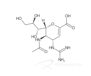 Graphic representation of the active ingredient's molecular structure