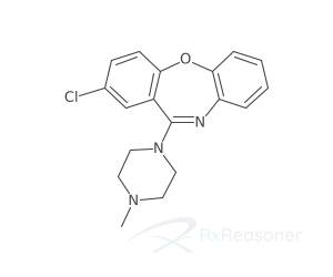 Graphic representation of the active ingredient's molecular structure