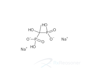 Graphic representation of the active ingredient's molecular structure