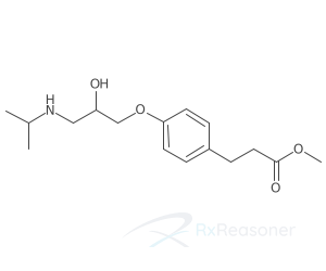 Graphic representation of the active ingredient's molecular structure