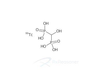 Graphic representation of the active ingredient's molecular structure