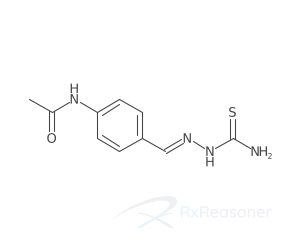 Graphic representation of the active ingredient's molecular structure