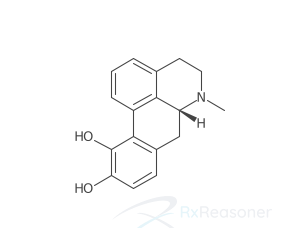 Graphic representation of the active ingredient's molecular structure