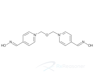 Graphic representation of the active ingredient's molecular structure