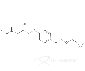 Graphic representation of the active ingredient's molecular structure